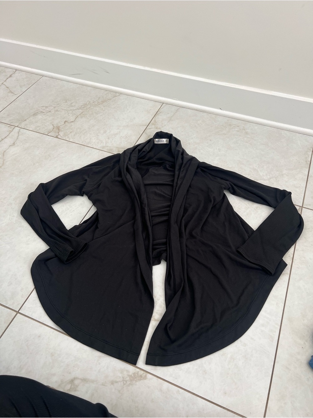 NEW ALALA Black Everyday Cardigan Size Small